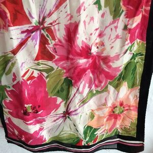 Silk Oscar De La Renta Scarf